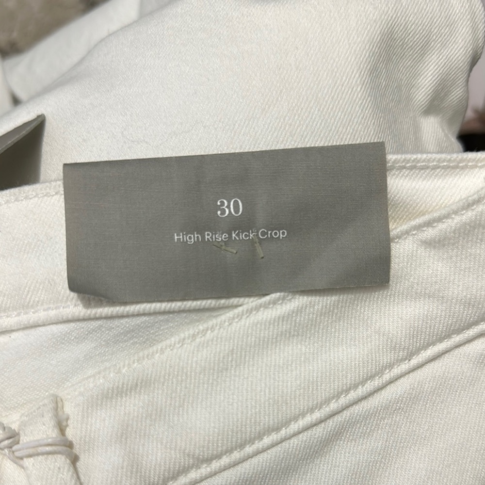 Everlane Off-White Straight Leg Jeans - Picture 5 of 6